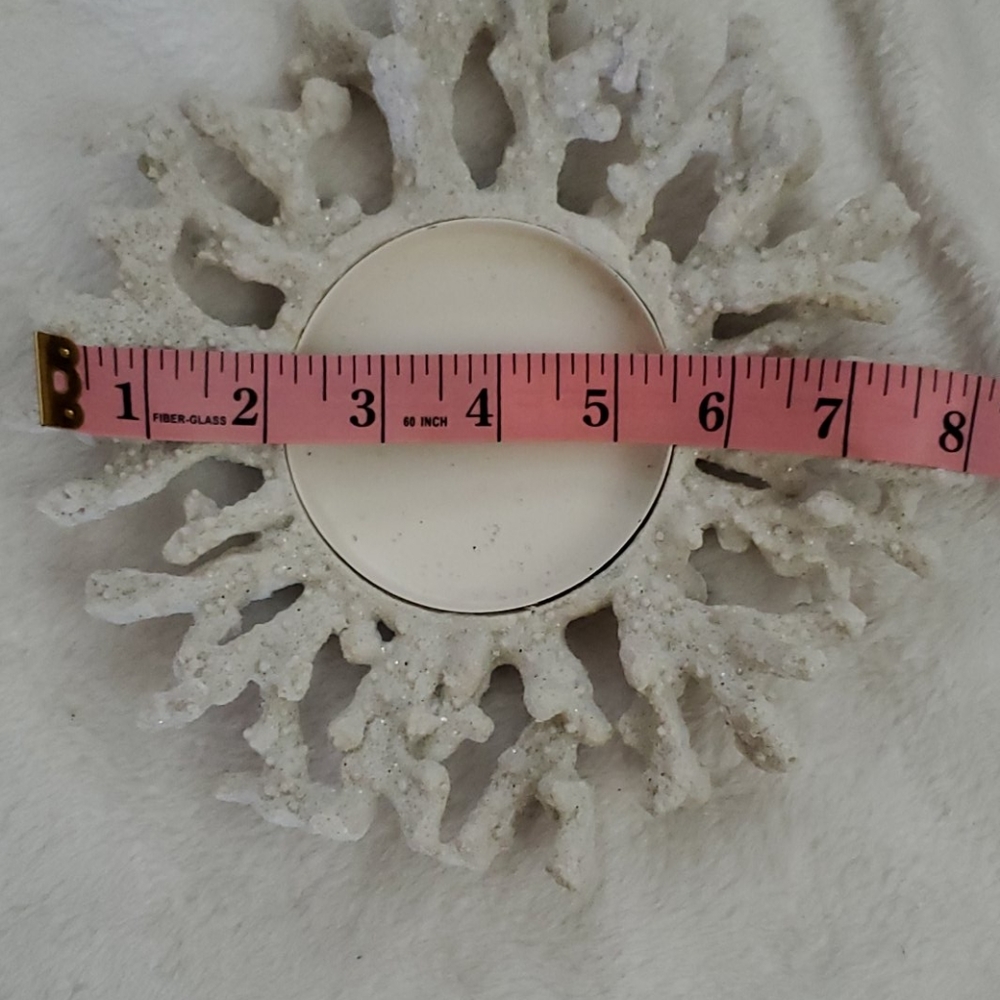 2 coral candle holders - Picture 4 of 5